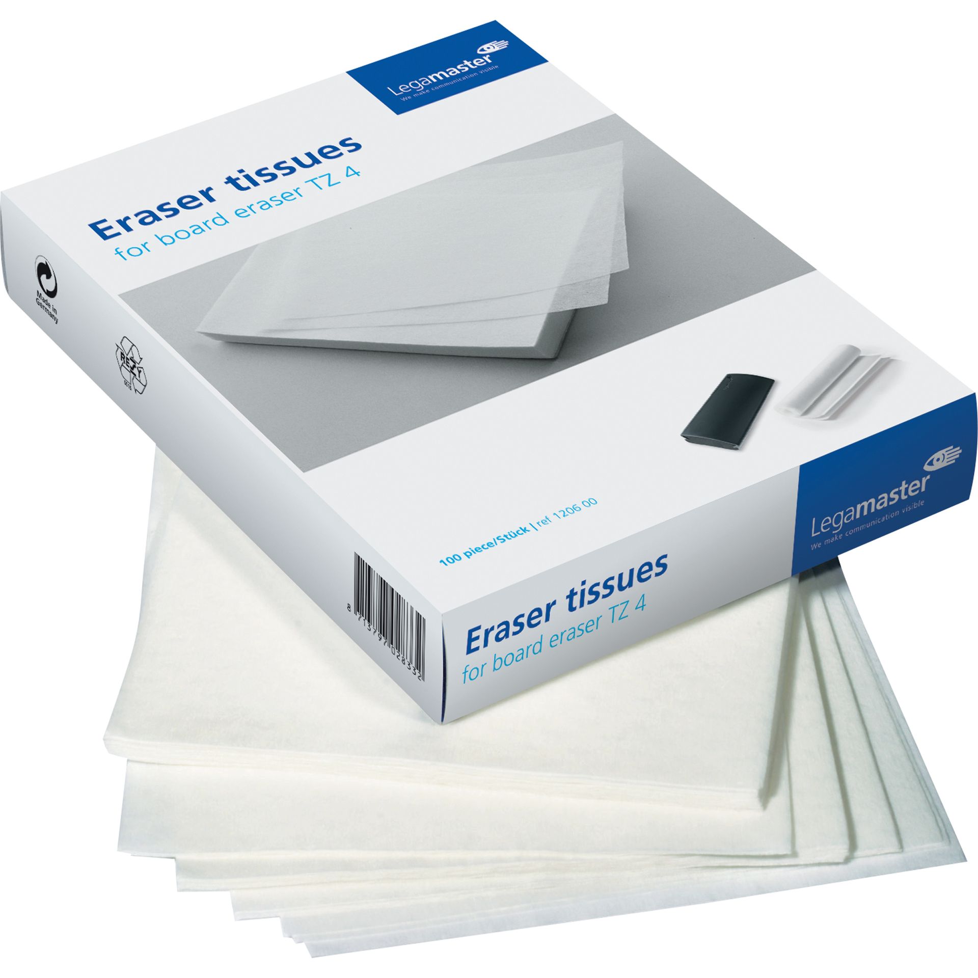 Löschpapier für Tafellöscher TZ4 100 St./Pack.