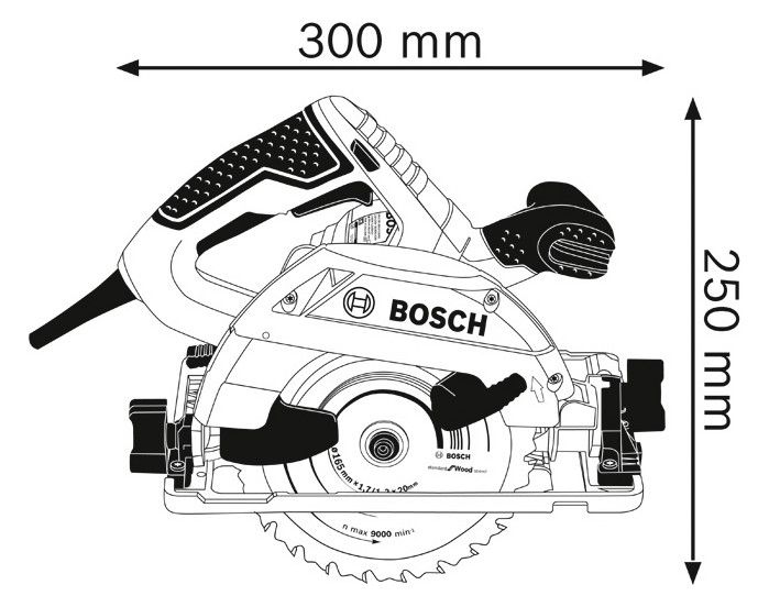 BOSCH Handkreissäge, 63mm