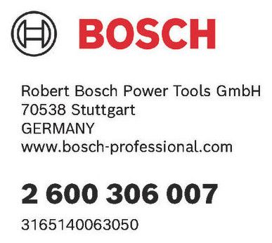 BOSCH Absaugadapter, oval