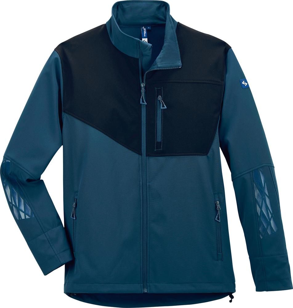 Softshelljacke Expansibleocean-schwarz, Gr. L Schweibler Workwear