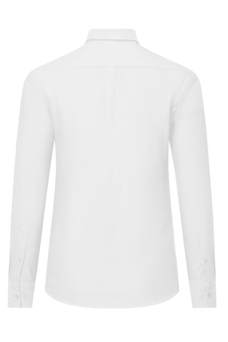 HAKRO Oxford Hemd weiß, XS