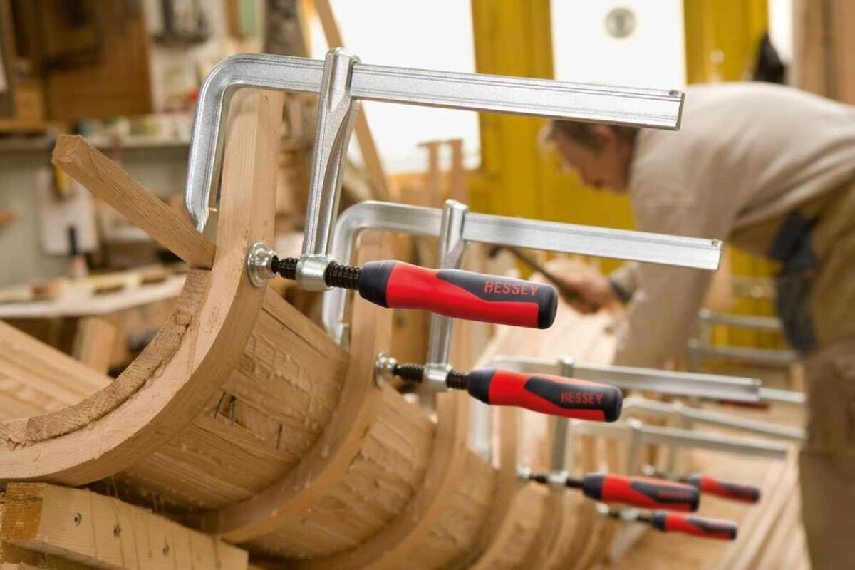 Original BESSEY Ganzstahl-Schraubzwinge GZ mit 2-Komponenten-Kunststoffgriff