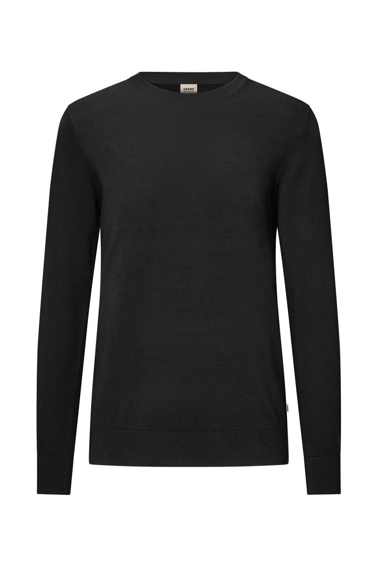 HAKRO Pullover Premium-Baumwolle schwarz, XS