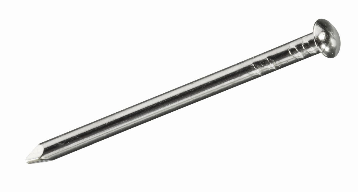 Rundkopfstifte kg Eisen vernickelt 1,0 x 11 mm