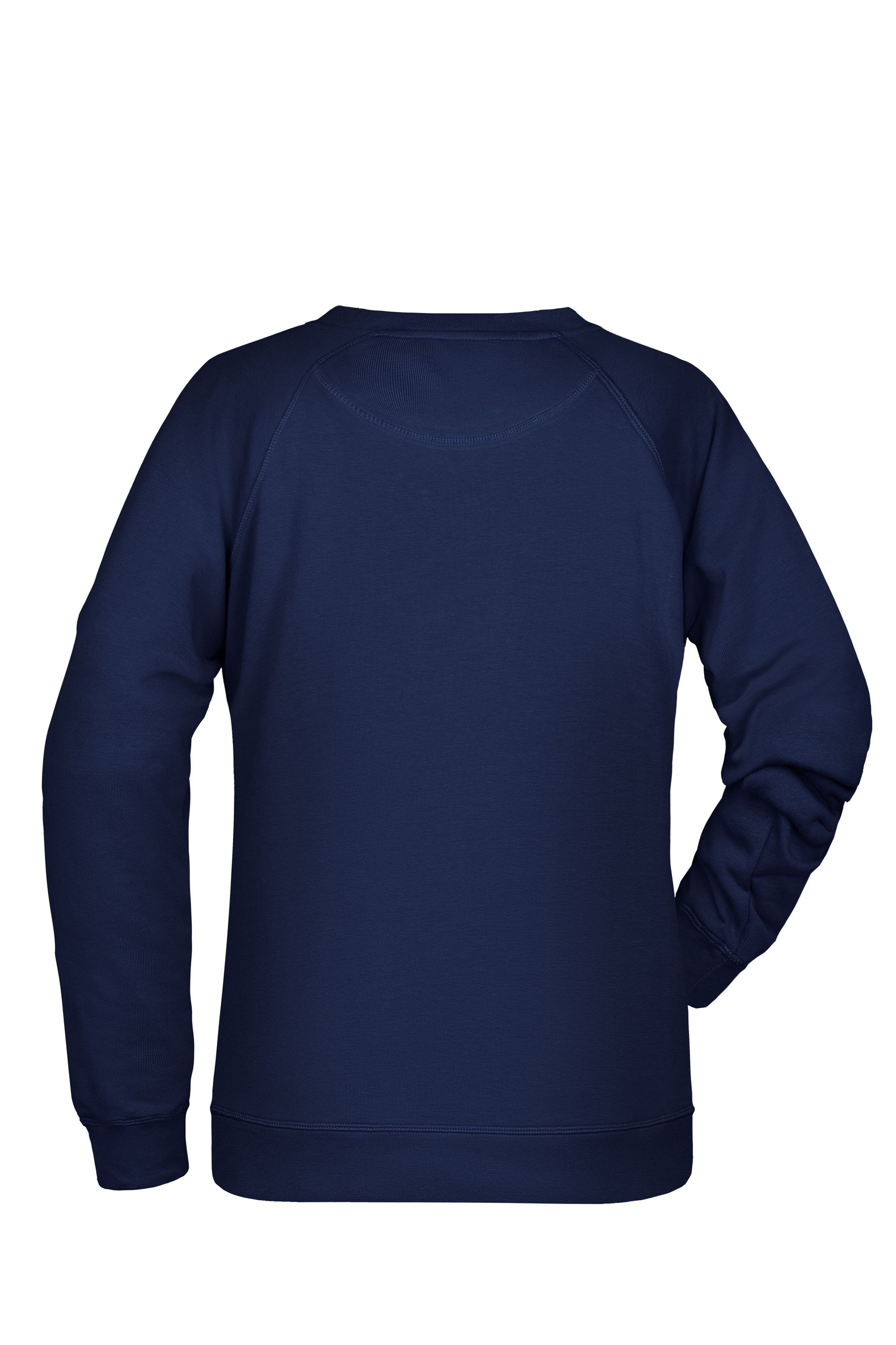 James & Nicholson 8021 Damen-Sweatshirt, Navy, Gr. XS