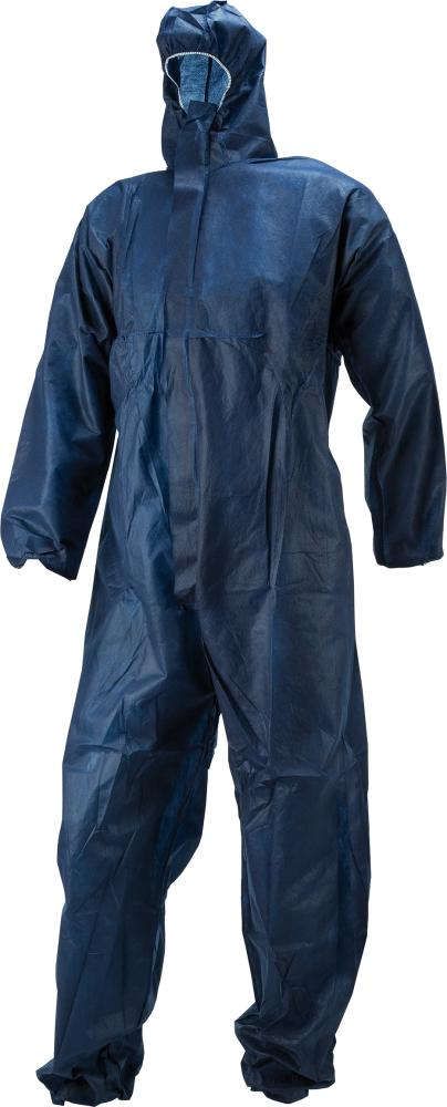 Einwegschmutzanzug, PP, Gr. L, blau, FORTIS