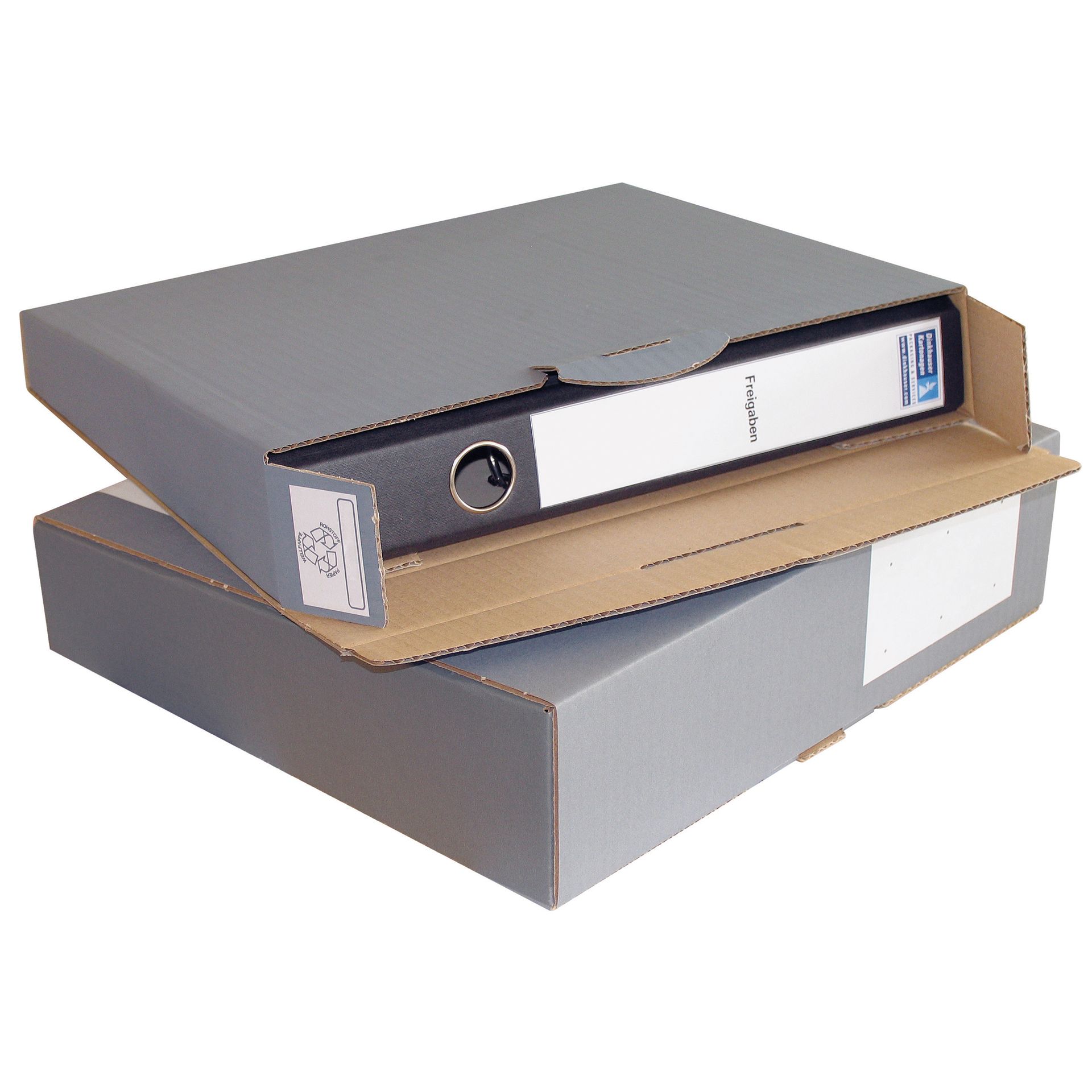 Versandkarton 32,2x28,8x8cm Karton grau