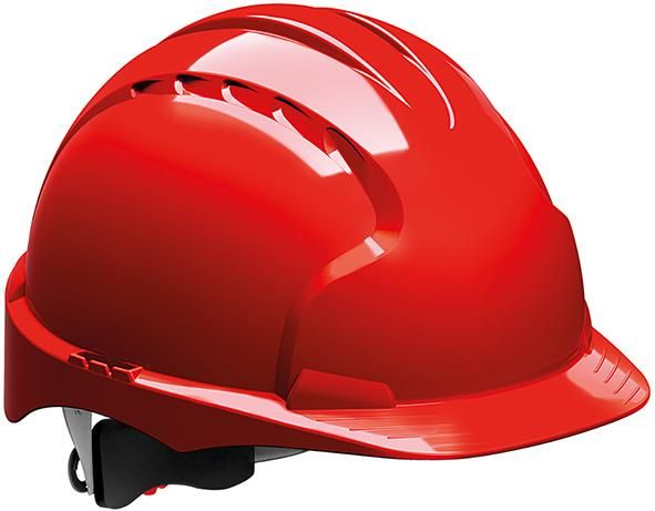Schutzhelm EVO3, Drehverschluß, EN 397, rot