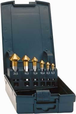 Kegelsenker-Set Advanced TiN Form C 90Grad 6,3-20,5 mm EXACT