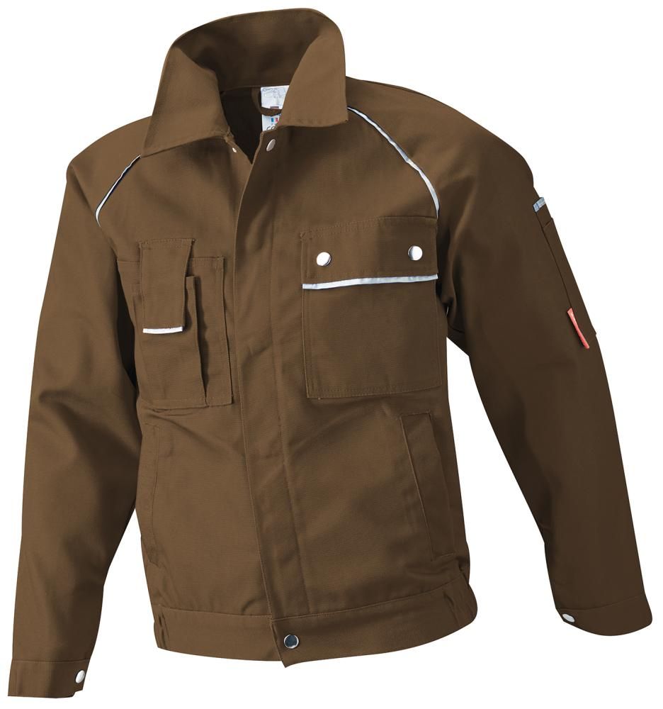 Bundjacke,Canvas,320g/qm,Gr.24,braun/schwarz