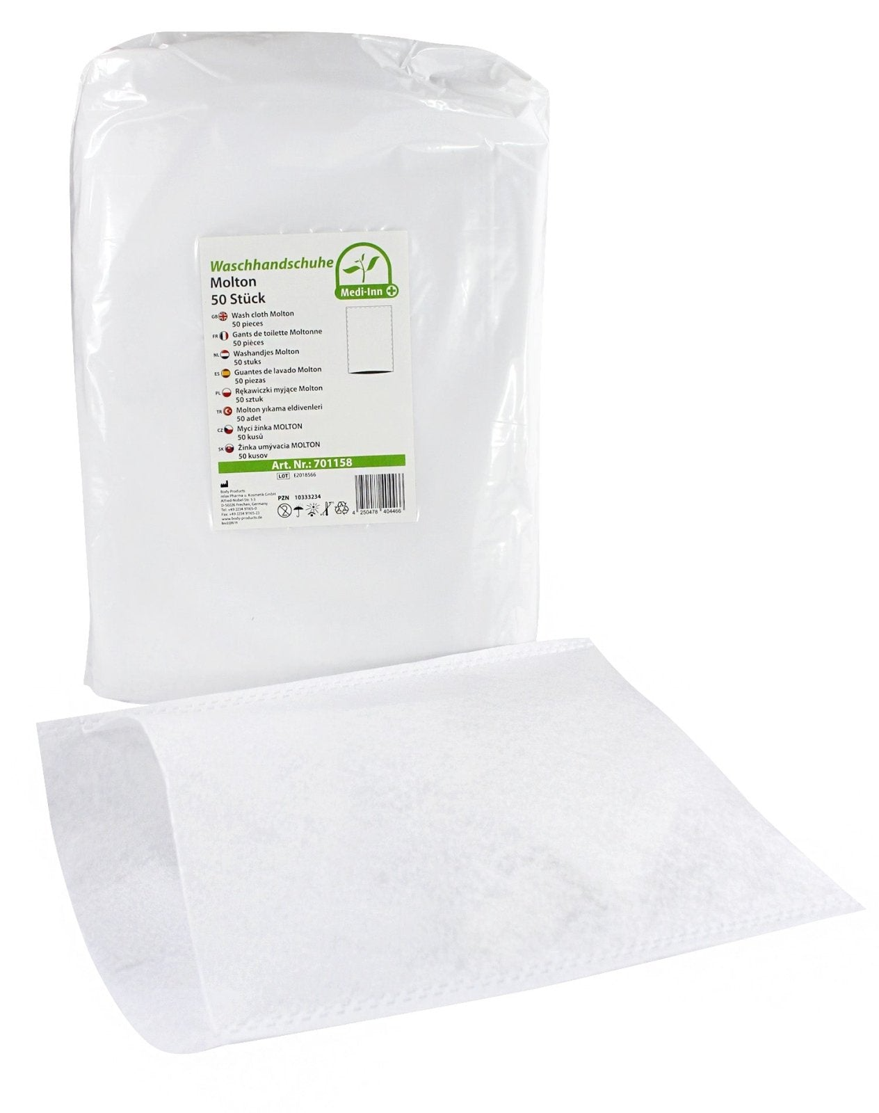 Medi-Inn Molton Waschhandschuhe