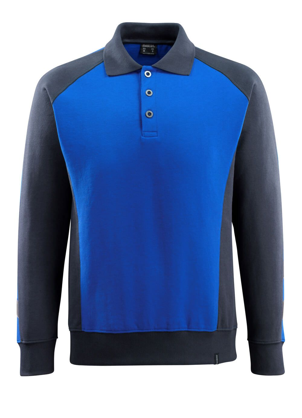 Polo-Sweatshirt MASCOT® Magdeburg Kornblau/Schwarzblau, 2XL