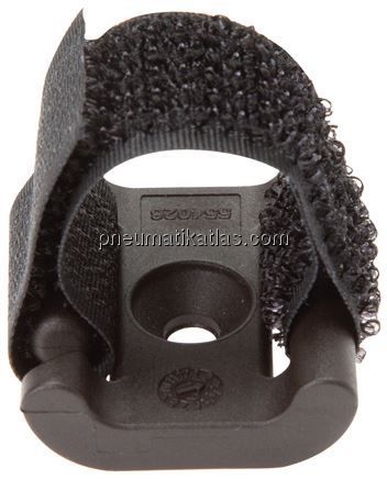 Klettbandhalter für Schläuche 6 - 20 mm, Schraubmontage