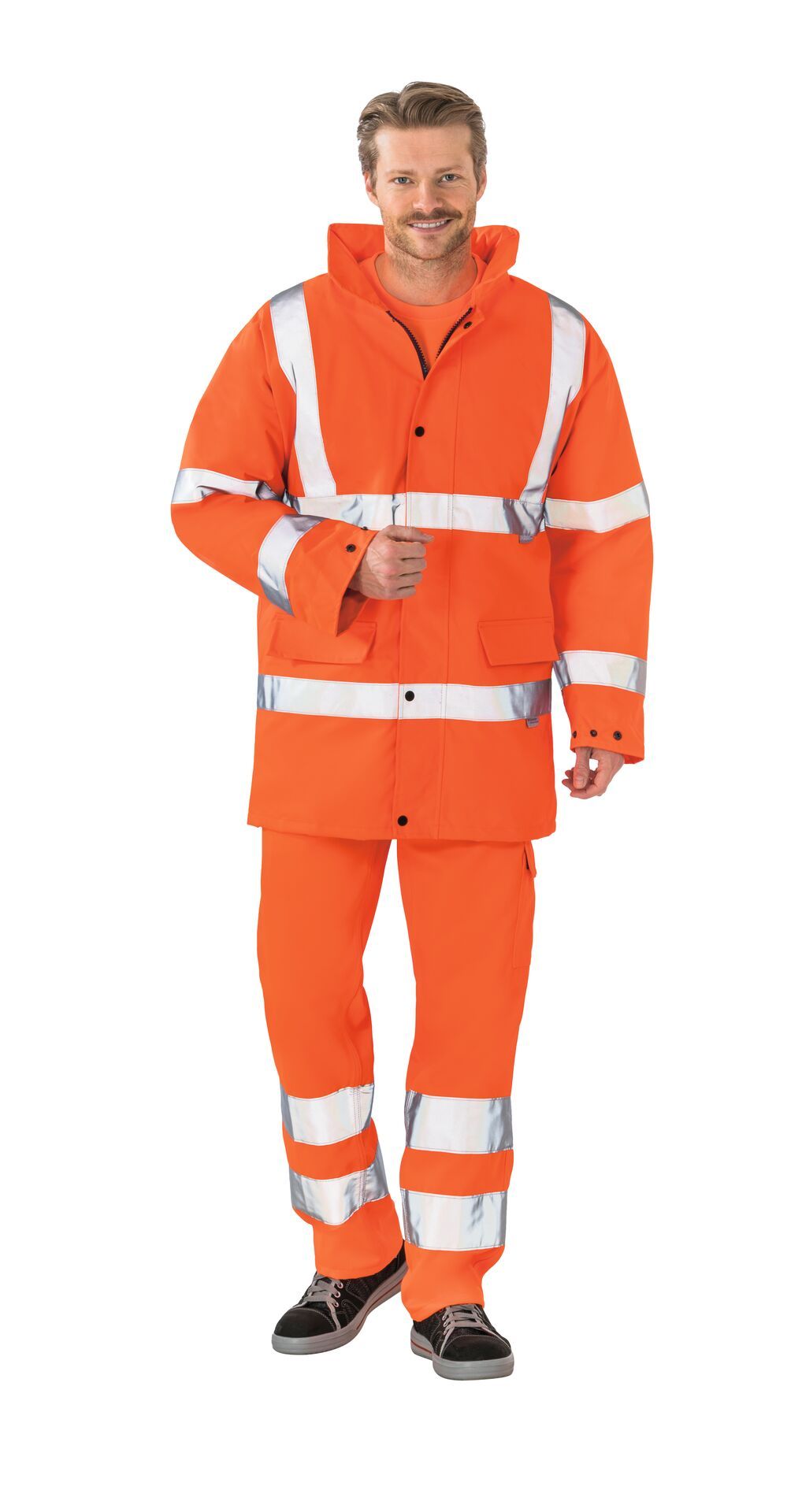 Planam Parka uni Warnschutz, Outdoor uni orange Gr. S