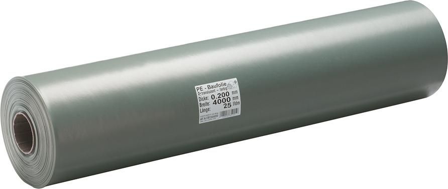 Baufolie TRANSLUZENT GKV 120, 4 x 50m