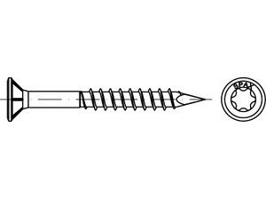 ART 89018 SPAX-S A 2 5 x 80/46 -T LISEKO, m.Fräsrip u. CUT-Spitze S