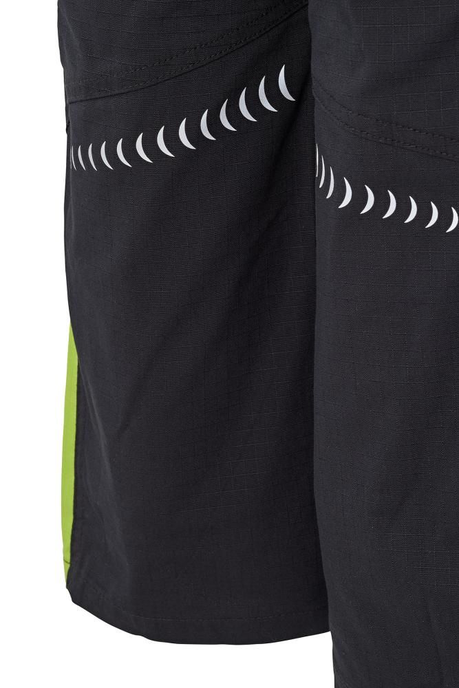 Kids-Latzh. Performance schwarz/lime Gr. 122-128 FORTIS