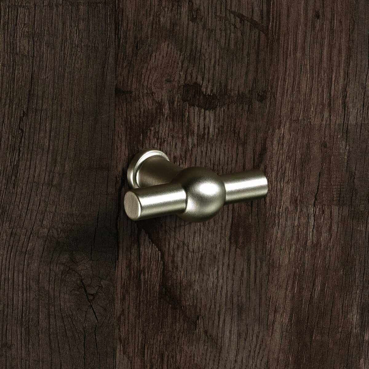 Knopf Altedo, L 50 mm, H 37 mm, Edelstahl Optik ge