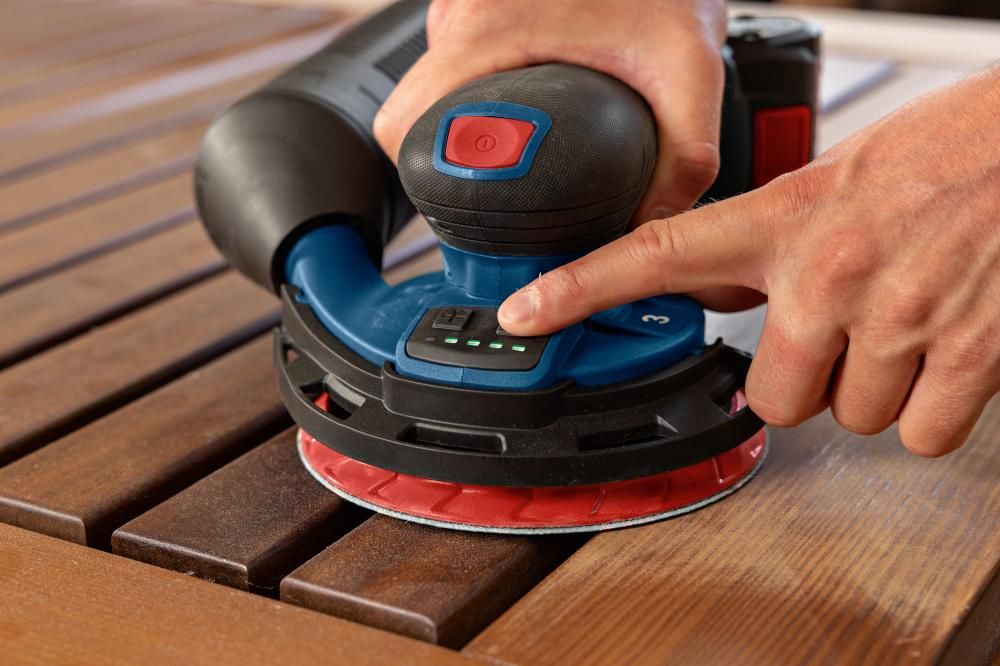 Akku Excenterschleifer GEX 18V-150-3 Bosch ohne Akku ohne Ladegerät Karton