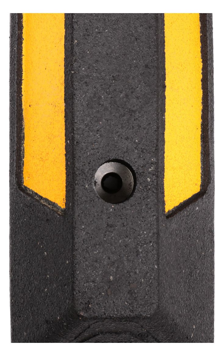 Parkplatzabgrenzung, schwarz/gelb