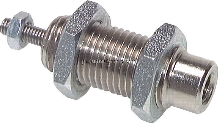 Einschraub-Pneumatikzylinder Kolben 6mm, 5mm Hub