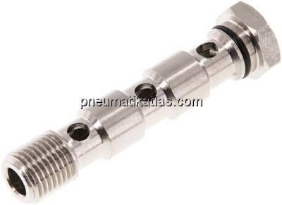 Hohlschraube für IQS-Ringstücke, G 1/4" 3-fach