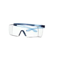3M SF3701SGAF-BLU 3M SecureFit 3700 Überbrille blaue Bügel Scotchgard Anti-Fog-Beschichtung (K&N) transparent
