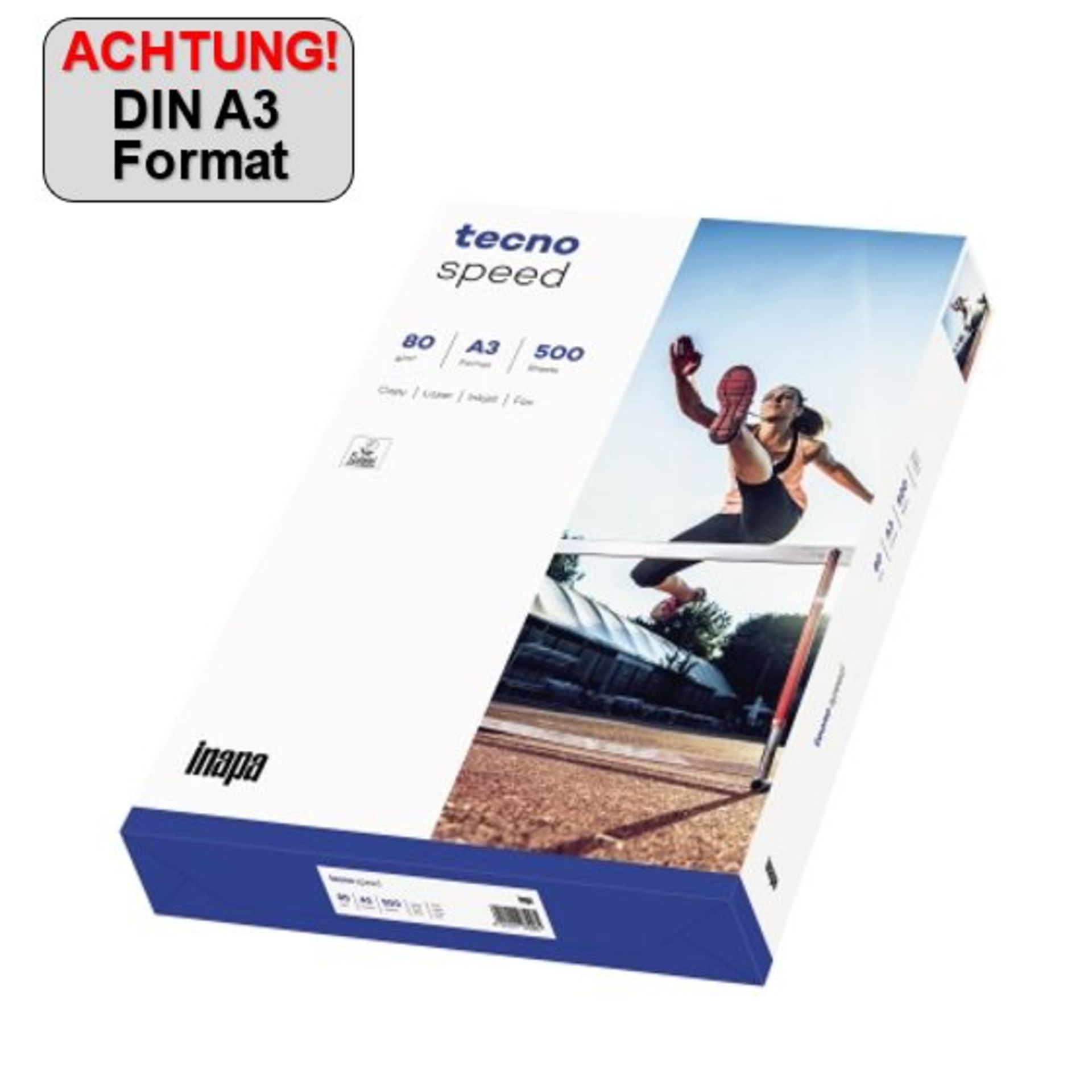 Kopierpapier Speed A3 80g 500 Bl./Pack.