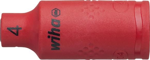 Steckschlüsseleinsatz 6-kant 1/4" 4mm VDE Wiha