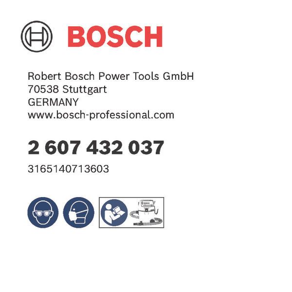 BOSCH Vliesfiltersack, (5 Stück)