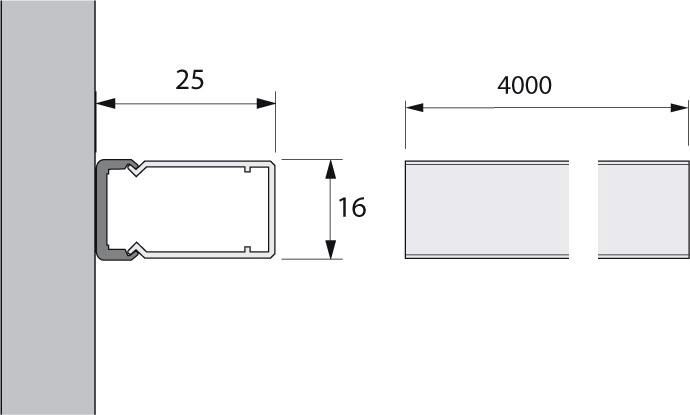 LED ChannelLine A L 2000 mm, Profil