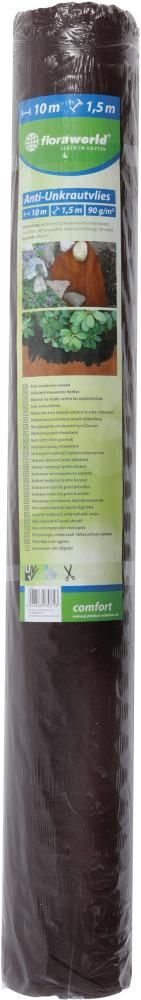 Anti-Unkrautvlies Comfort10x1,5m 90g/m2 braunRolle