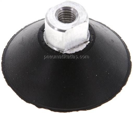 Flachsauger, 30x2,5mm, M 5, CR (55A, schwarz)