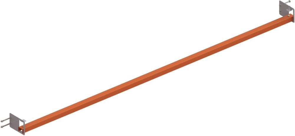 Durchschubsicherung leicht L 1825 mm RAL 2001 Meta MULTIPAL