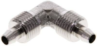 Winkel-Gewindestück 6x4mm, 1.4404 ohne Muttern