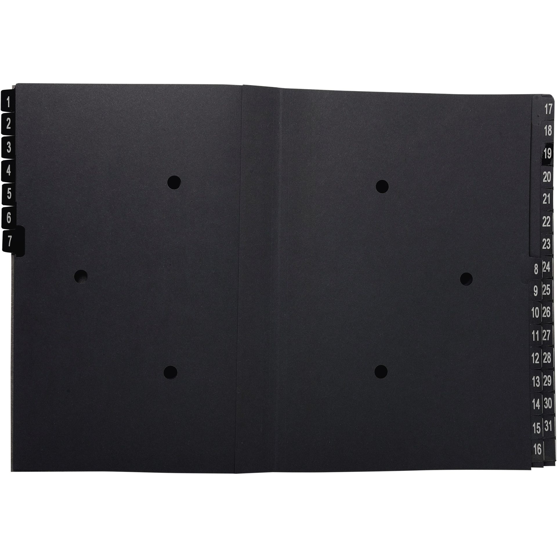 Pultordner oeco 1-31 32tlg schwarz
