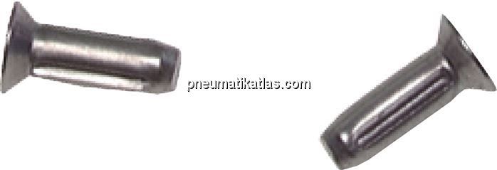 Kerbnagel mit Senkkopf DIN 1477 2x6mm