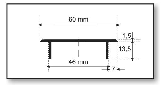 HOJU Aluminium-Stegblech, F1