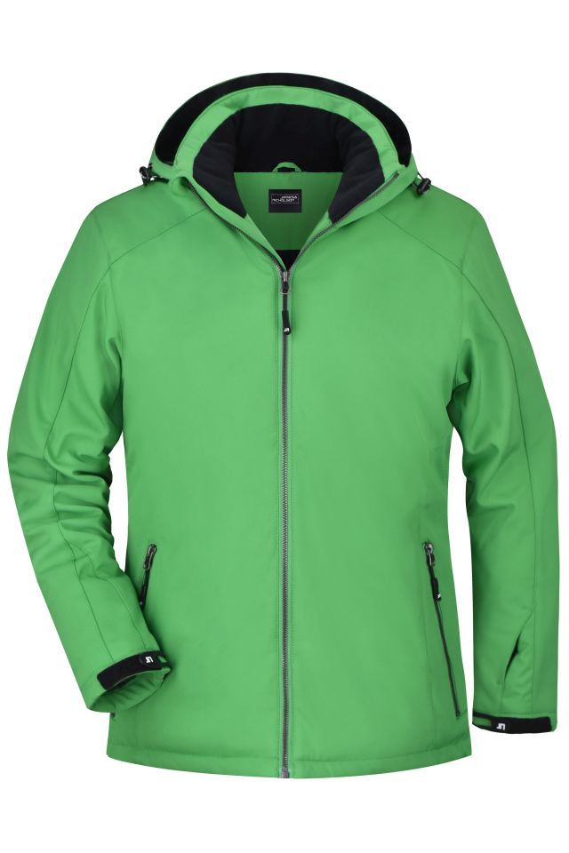 Ladies' Wintersport Jacket Elastische, gefütterte Softshelljacke grün, Gr. M