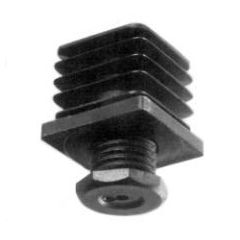PULVERICH Schraub-Fusskappe/4-kant