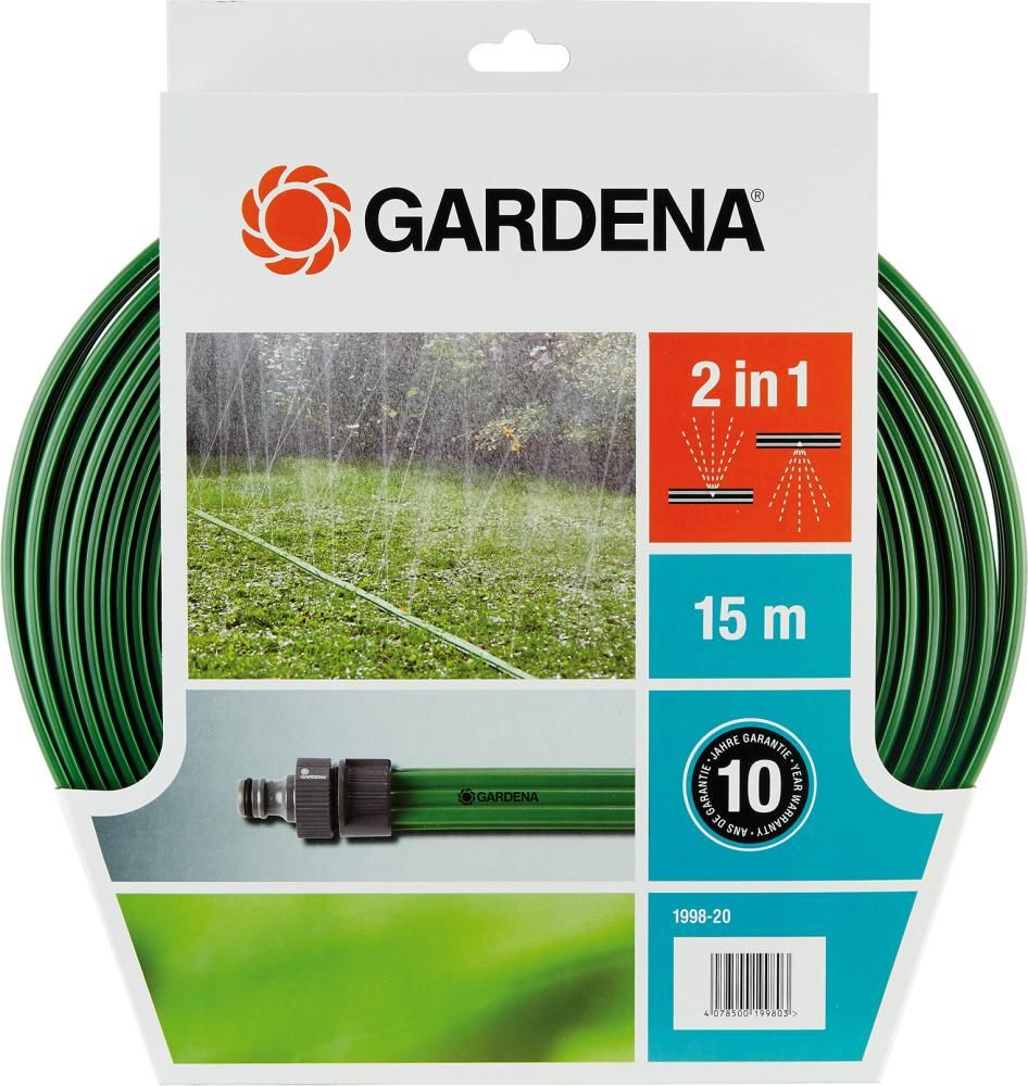 Schlauch-Regner 15 Meter grün Gardena