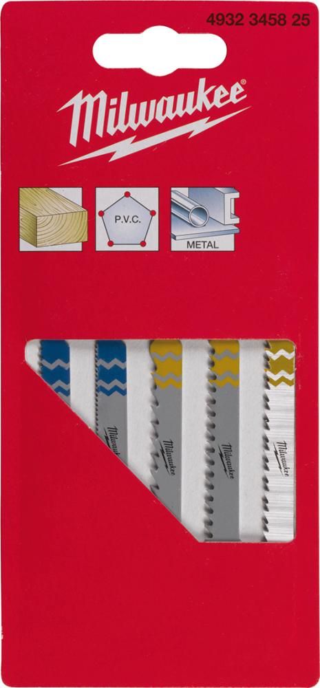 Stichsägeblatt Set 5-teilig 1er Pack Milwaukee