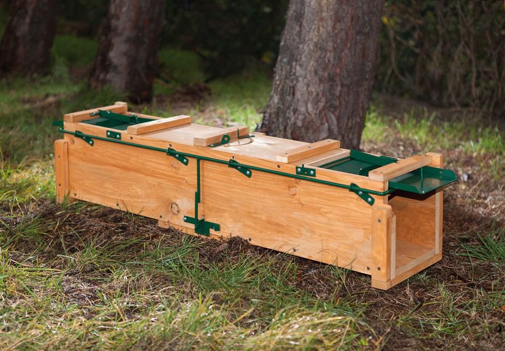 Holz-Kastenfalle