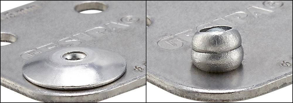 Mehrbereichs-Blindniet Alu/Stahl Großkopf 4x10mm GESIPA PolyGrip