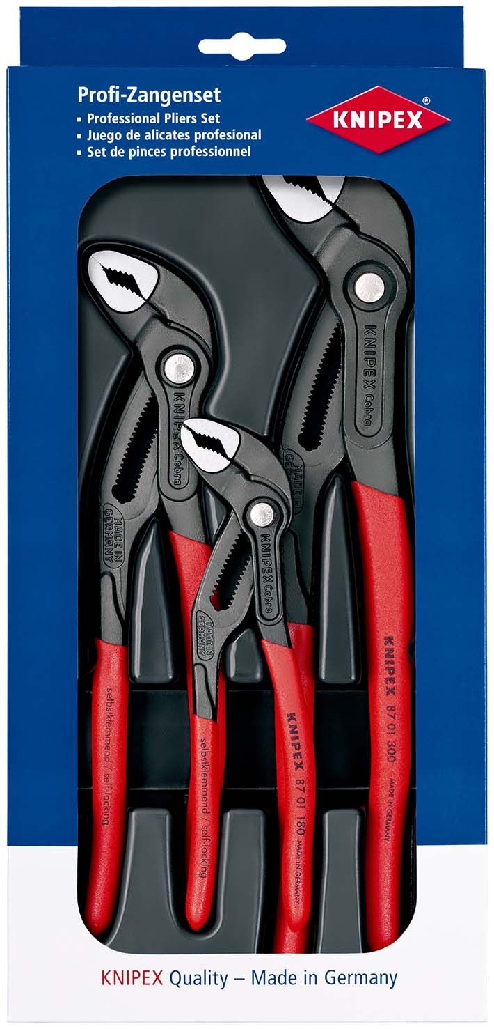 KNIPEX Cobra®-Paket 1 x 87 01 180, 1 x 87 01 250