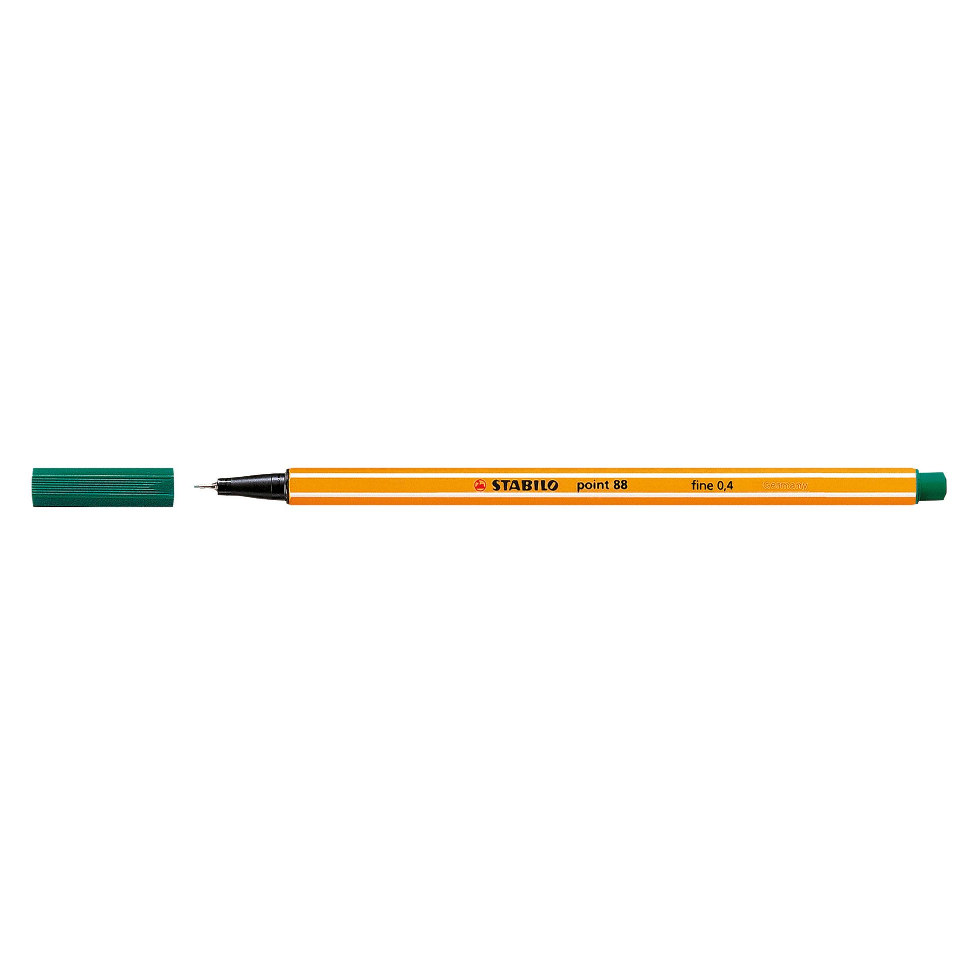 Fineliner point 88 0,4mm tannengrün