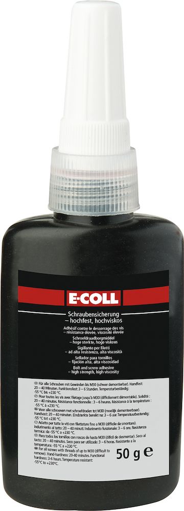E-Coll Schraubensicherung, Hochfest-Hochviskos,