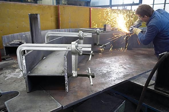 Stahlbau-Schraubzwinge 600x175mm BESSEY
