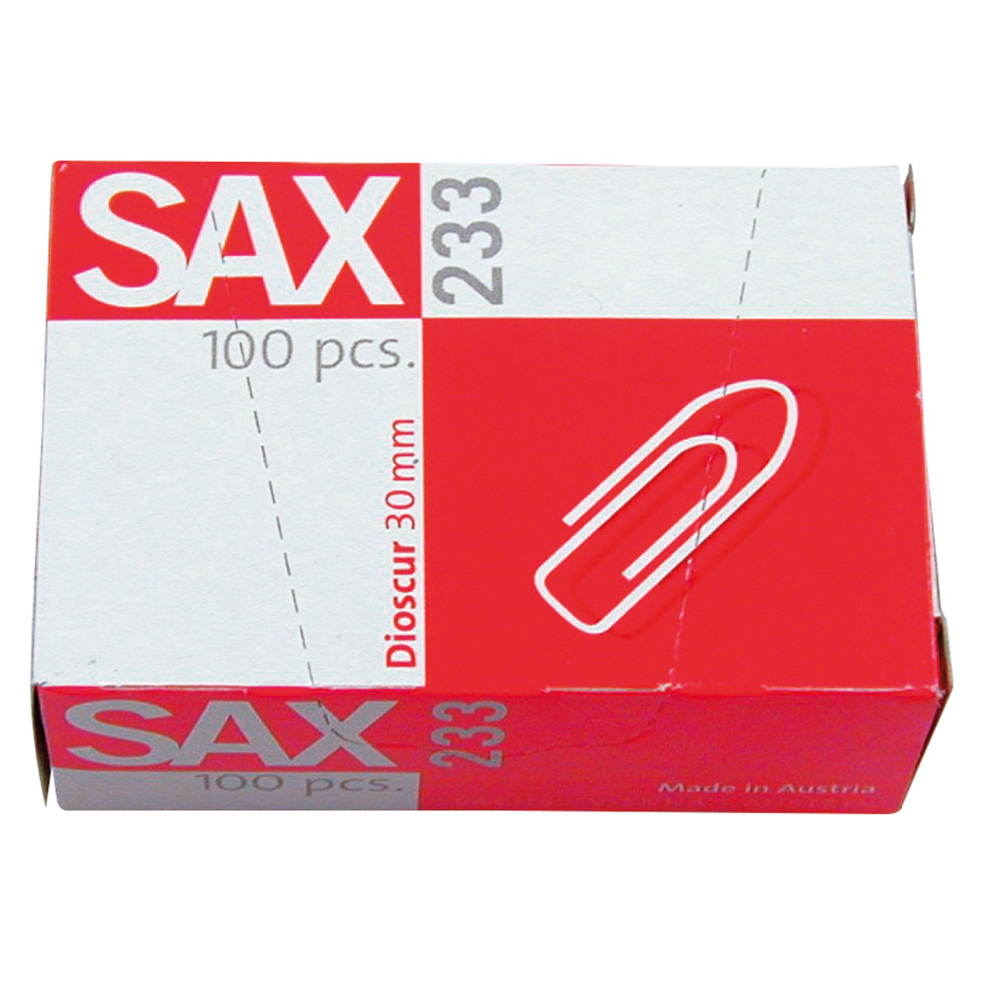 Büroklammer 30mm verzinkt 100 St./Pack.