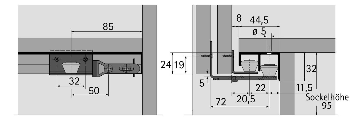 HETTICH Führungsprofil STB 11
